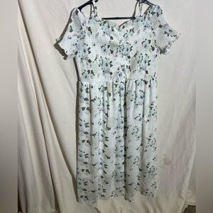 Off the shoulder floral dress